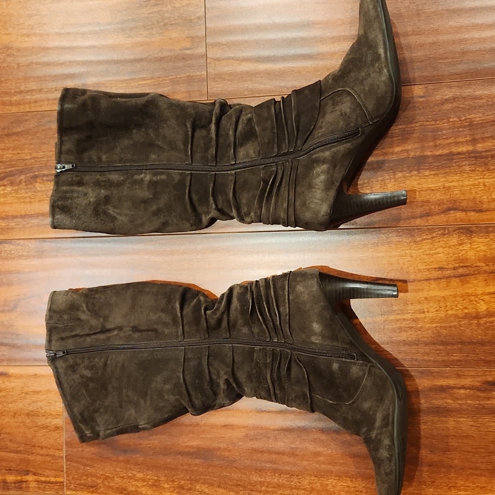Blake Scott Suede Leather Boots size 10 - Picture 2 of 7